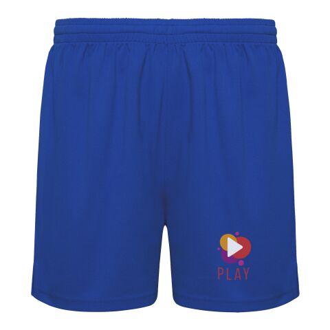 Werbeartikel Player Sportshorts für Kinder – royalblau – 8 – mit Logo bedruckt