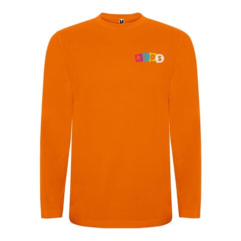 Werbeartikel Extreme Langerärmeliges T-Shirt, 160 g/m2 – orange – 3/4 – mit Logo bedruckt
