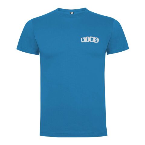 Werbeartikel Dogo Premium T-Shirt für Kinder – Ozeanblau – 9/10 – mit Logo bedruckt