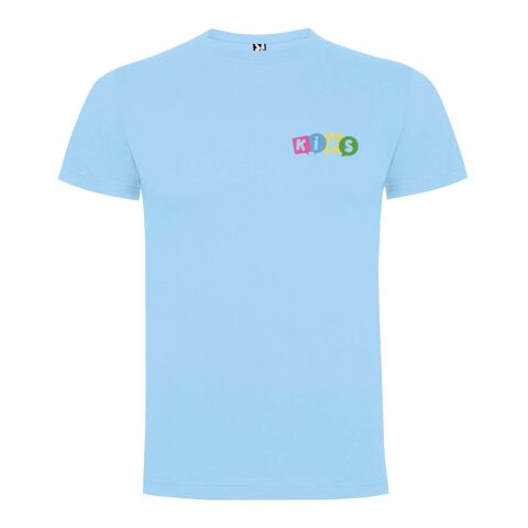 Werbeartikel Dogo Premium T-Shirt für Kinder – himmelblau – 9/10 – mit Logo bedruckt