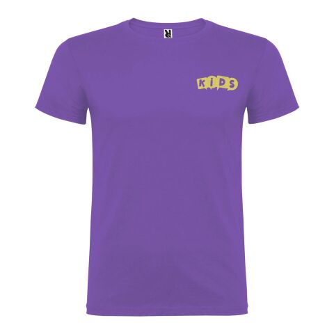 Werbeartikel Beagle T-Shirt für Kinder – Irisches Violett