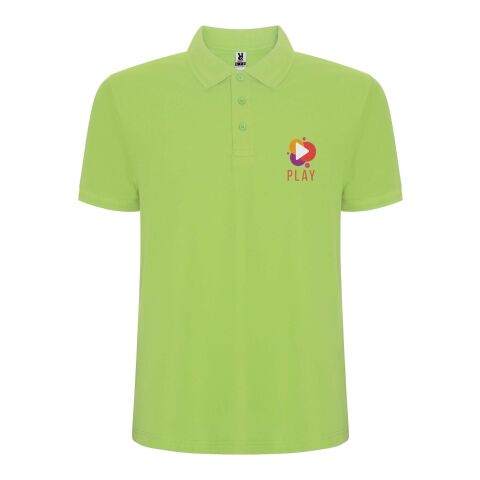 Werbeartikel Pegaso Premium Poloshirt für Kinder | Mantis Green | mit Logo bedrucken