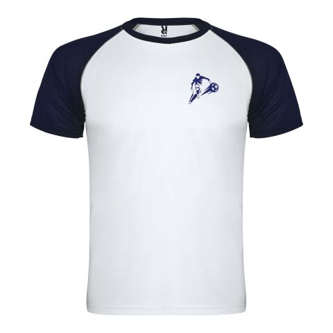 Indianapolis Sport T-Shirt für Kinder Standard | weiss-Navy Blue | 8 | ohne Werbeanbringung | Nicht verfügbar | Nicht verfügbar | Nicht verfügbar