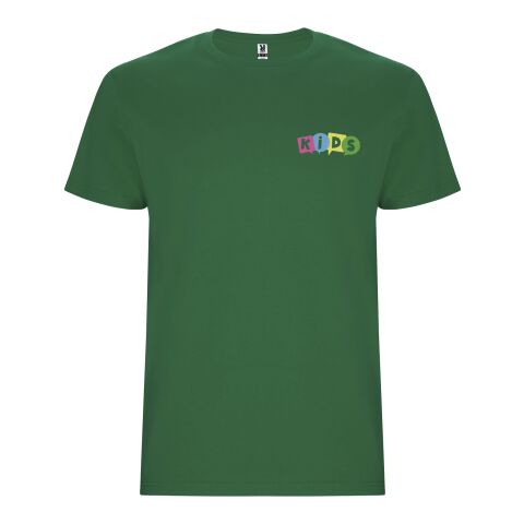 Werbeartikel Stafford T-Shirt für Kinder – kelly green – 7/8 – mit Logo bedruckt