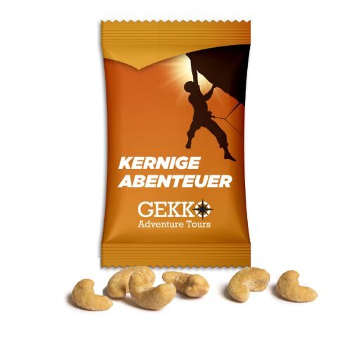 Werbeartikel Seeberger Cashewkerne – weiß – mit Logo bedruckt