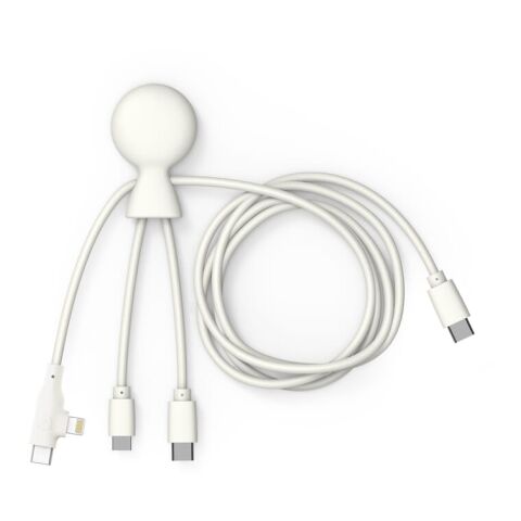 Xoopar Mr. Bio Long Multi-Kabel USB-C 1 Meter Weiss | ohne Werbeanbringung | Nicht verfügbar | Nicht verfügbar