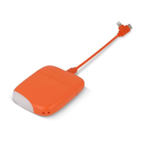Werbeartikel Xoopar ICE P Powerbank 5000mAh – orange – mit Logo bedruckt