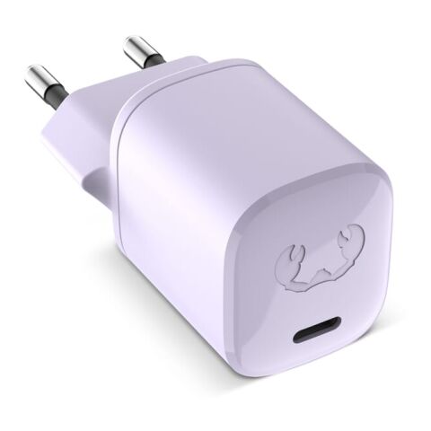 2WC20 I Fresh &amp; Rebel USB-C Mini Charger USB-C PD // 20W Transparent Lila | ohne Werbeanbringung | Nicht verfügbar | Nicht verfügbar