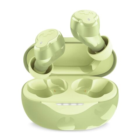 Werbeartikel Fresh 'n Rebel Twins Breez True Wireless Earbuds – hellgrün – mit Logo bedruckt Bluetooth TWS In-Ear für Events