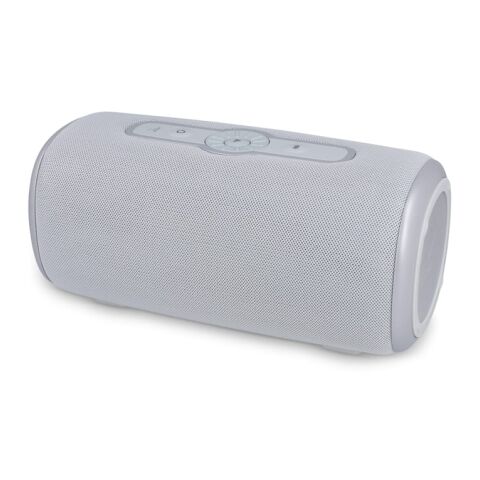 Werbeartikel Fresh n Rebel Rockbox L3 Lautsprecher 40 W – hellgrau – mit Logo bedruckt