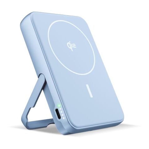 Fresh 'n Rebel Kabellose Powerbank 10000 mAh kompatibel mit MagSafe Hellblau | ohne Werbeanbringung | Nicht verfügbar | Nicht verfügbar