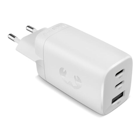 Fresh 'n Rebel 67W Laptop-Ladegerät GaN USB-C und USB-A Hellgrau | ohne Werbeanbringung | Nicht verfügbar | Nicht verfügbar