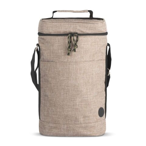 Werbeartikel Sagaform City Kühltasche hoch 9 Liter – Beige – mit Logo bedruckt