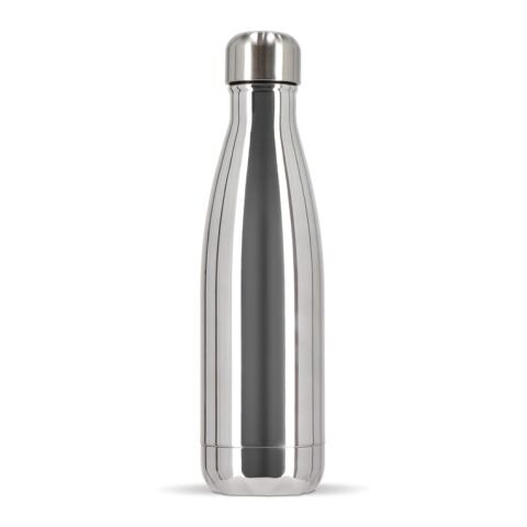 Sagaform Nils Stahlflasche Chrom 500ml Silber | ohne Werbeanbringung