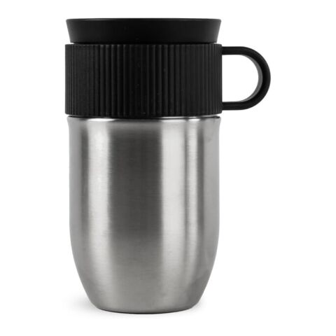 Werbeartikel Sagaform Ted isolierter Becher, 280 ml auslaufsicher und spülmaschinenfest – silber – mit Logo bedruckt