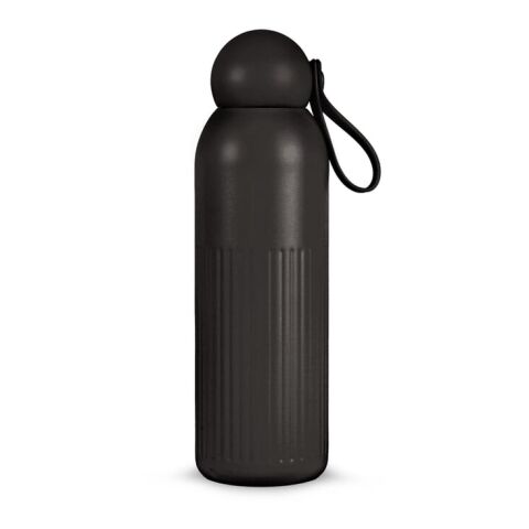 Sagaform Tekla Stahlisolierflasche (recycelt) 500 ml schwarz | ohne Werbeanbringung | Nicht verfügbar | Nicht verfügbar
