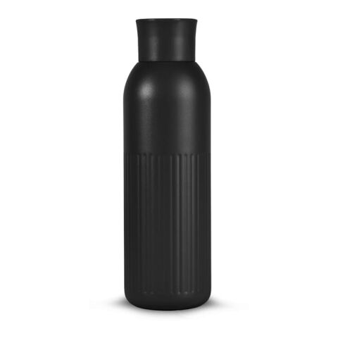 Sagaform Tekla Push Stahlisolierflasche mit Druckverschluss (recycelt) 500 ml schwarz | ohne Werbeanbringung | Nicht verfügbar | Nicht verfügbar