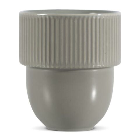 Werbeartikel Sagaform Inka Tasse 270 ml – grau – mit Logo bedruckt