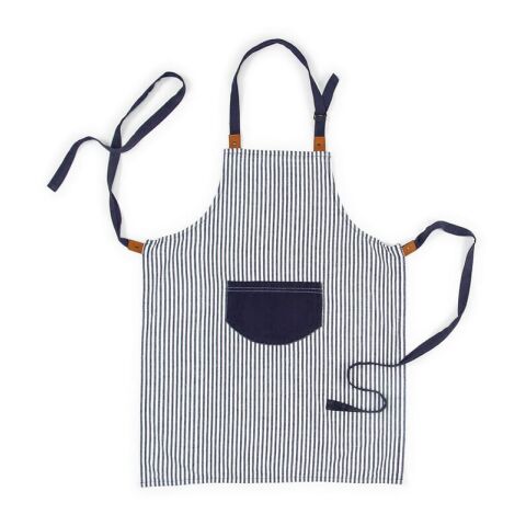 Lord Nelson Victory Schürze mit Streifen Dunkelblau-Weiss | ohne Werbeanbringung | Nicht verfügbar | Nicht verfügbar