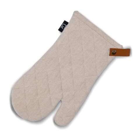 Werbeartikel Kosta Linnewäfveri Handschuh | Beige | mit Logo bedrucken