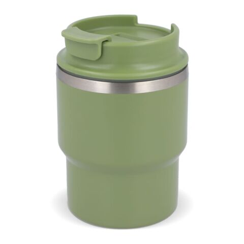 Werbeartikel InSideOut T-mug 280 ml – olivgrün – mit Logo bedruckt
