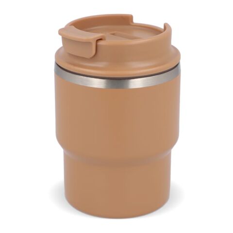 Werbeartikel InSideOut T-mug 280 ml – braun – mit Logo bedruckt