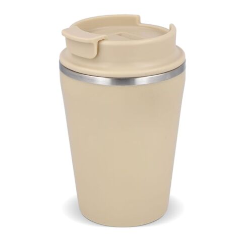 Werbeartikel InSideOut T-cup 280 ml – beige – mit Logo bedruckt