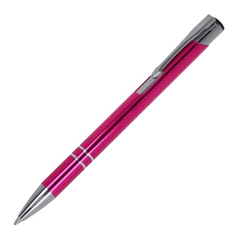 Werbeartikel Alicante glänzende R-AL blaue Tinte – rosa – mit Logo bedruckt