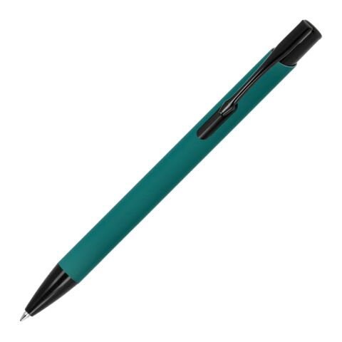 Werbeartikel Alicante Soft Touch R-AL schwarze Tinte – dunkelgrün-schwarz – mit Logo bedruckt
