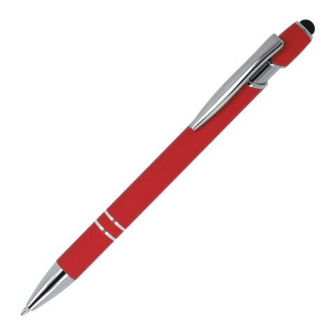 Werbeartikel Paris Soft Touch R-AL blaue Tinte – rot weiß – mit Logo bedruckt