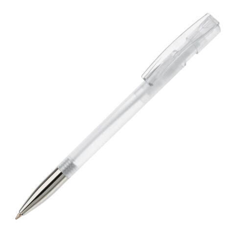 Kugelschreiber Nash Transparent mit Metallspitze