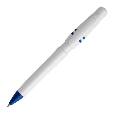 Kugelschreiber Nora hardcolour Weiss-Dunkelblau | 1-farbiger Siebdruck | Schaft | 40 mm x 25 mm | Nicht verfügbar