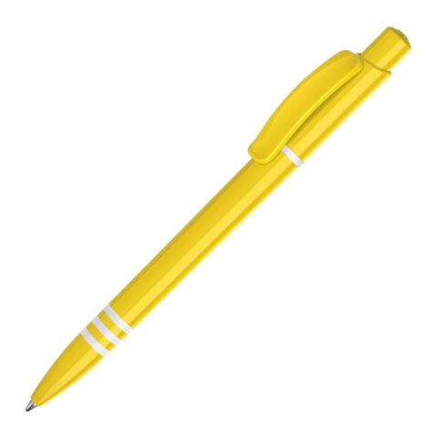 Kugelschreiber Tropic Colour hardcolour Gelb | 1-farbiger Siebdruck | 90° vom Clip | 45 mm x 25 mm | Nicht verfügbar