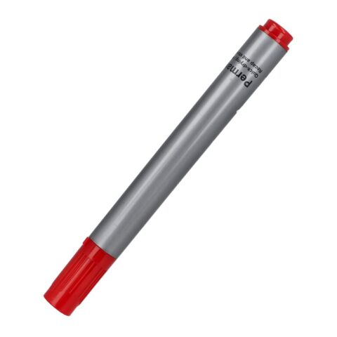 Werbeartikel Permanentmarker – rot weiß – mit Logo bedruckt