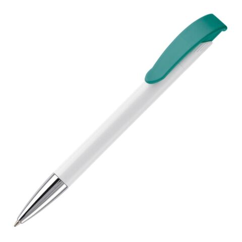 KS Apollo Metall Tip HC Weiss-Blau | 1-farbiger Siebdruck | 180° vom Clip | 45 mm x 25 mm | Nicht verfügbar