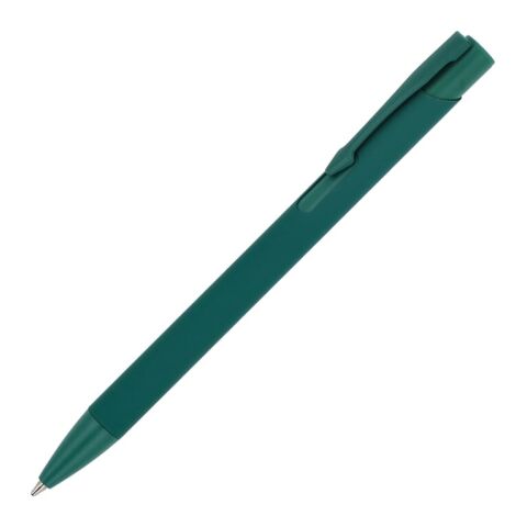 Werbeartikel Kugelschreiber Alicante Softtouch Deluxe – dunkelgrün – mit Logo bedruckt