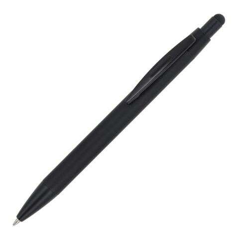 Werbeartikel Kugelschreiber Alaska Softtouch mit Stylus R-AL – schwarz – mit Logo bedruckt