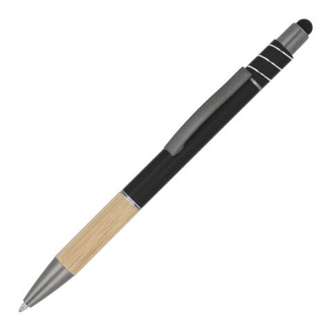 Werbeartikel Fidget Spinner Stift – schwarz – mit Logo bedruckt
