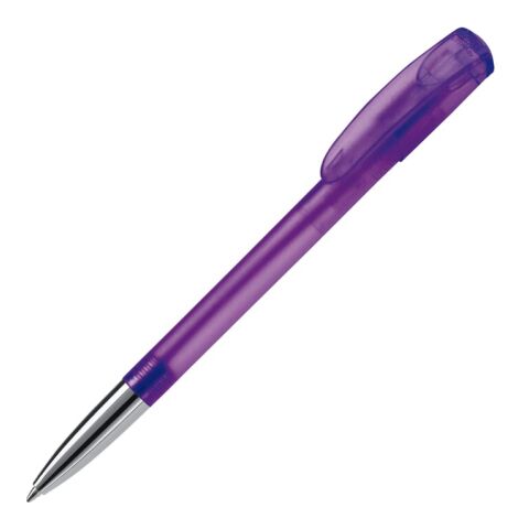 Kugelschreiber Deniro mit Metallspitze Frosty Transparent Violett | ohne Werbeanbringung | Nicht verfügbar | Nicht verfügbar | Nicht verfügbar