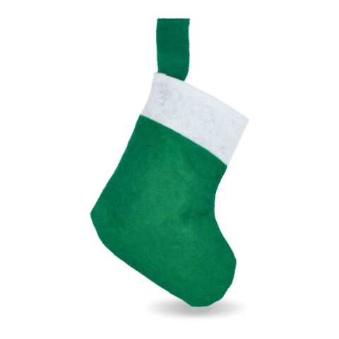 Filz-Weihnachtsstrumpf 24cm Weiss | ohne Werbeanbringung | Nicht verfügbar | Nicht verfügbar