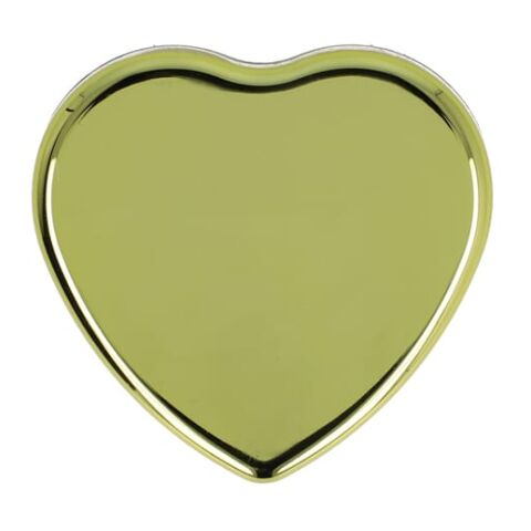 Lippenbalsam in Flacher metallischer Herzformdose