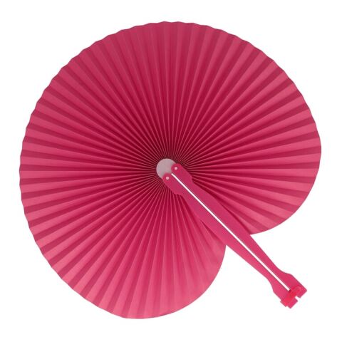 Mini faltbarer Handfächer Rosa | ohne Werbeanbringung | Nicht verfügbar | Nicht verfügbar