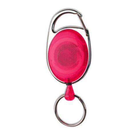 Werbeartikel Namensschildhalter – rot weiß – Kartenhalter / Ausweishüllen / Namensschilder mit Logo bedruckt