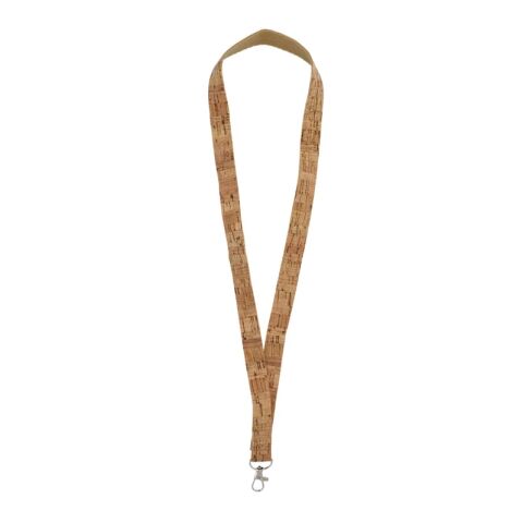Kork-Lanyard Natur | ohne Werbeanbringung