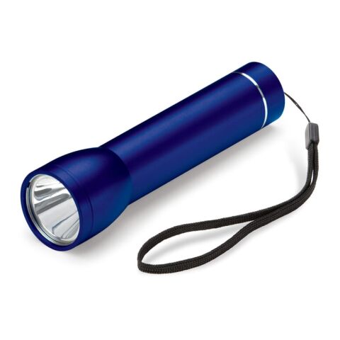 Werbeartikel Taschenlampe mit Powerbank 2200mAh | Dunkelblau | mit Logo bedrucken