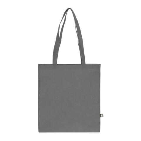 R-PET Tragetasche aus Non Woven mit langen Griffen 38 x 42cm 75g/m² Grau | ohne Werbeanbringung | Nicht verfügbar | Nicht verfügbar | Nicht verfügbar