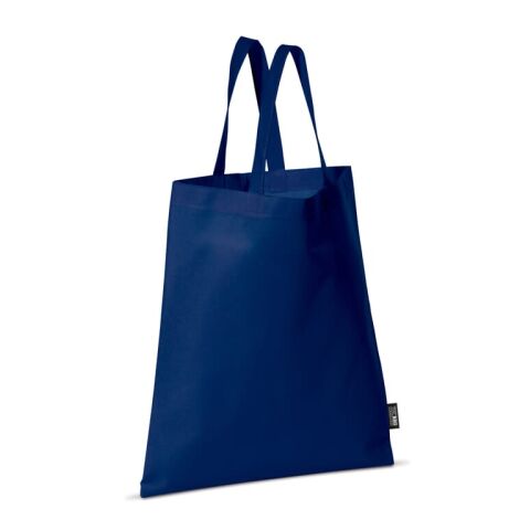 Werbeartikel Tragetasche Non-Woven 75g/m² – dunkelblau – mit Logo bedruckt