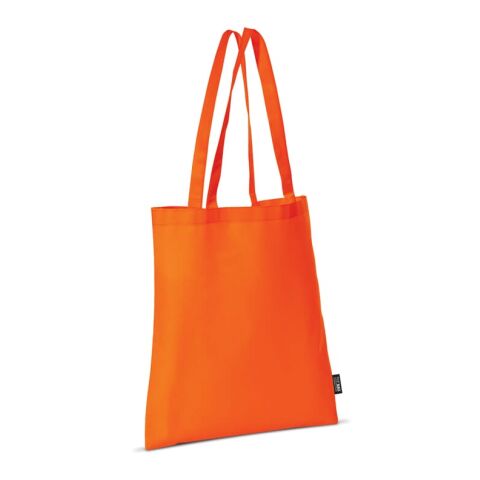 Werbeartikel Umhängetasche Non-Woven 75g/m² – orange – mit Logo bedruckt