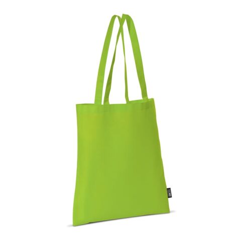 Werbeartikel Umhängetasche Non-Woven 75g/m² – hellgrün – mit Logo bedruckt