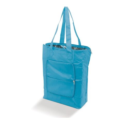 Faltbare Kühltasche Blau / Weiss | ohne Werbeanbringung | Nicht verfügbar | Nicht verfügbar | Nicht verfügbar